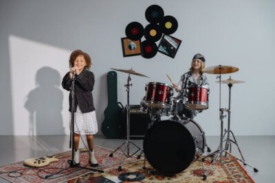 Children make music