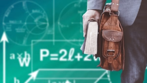 Teacher with bag - stress and burnout prevention